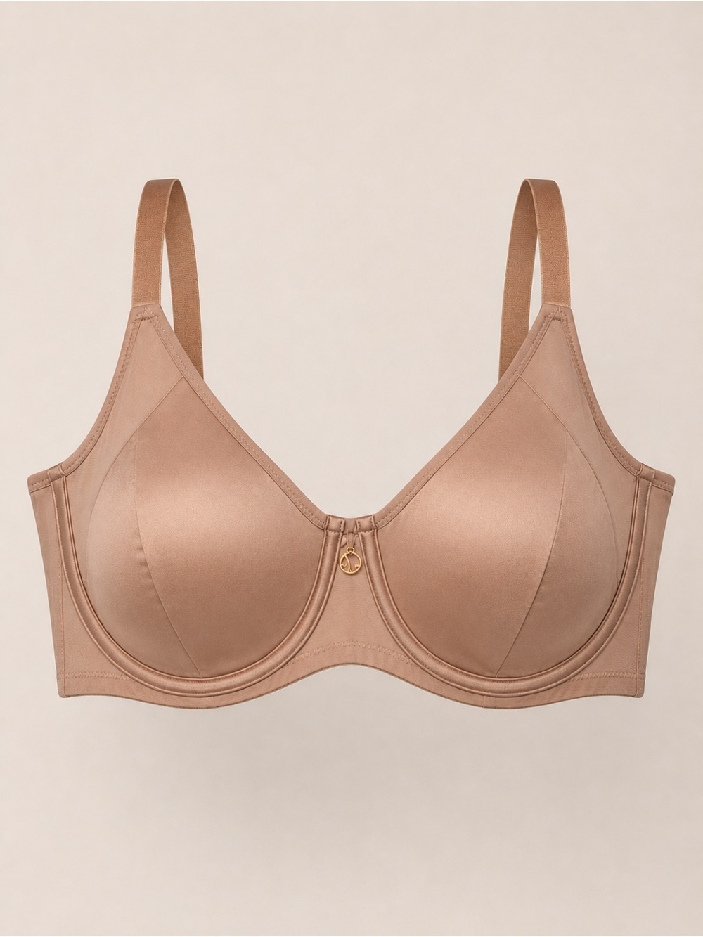 Ashley Graham Rose Gold Unpadded Unlined Underwire Bra size 40DD Lingerie